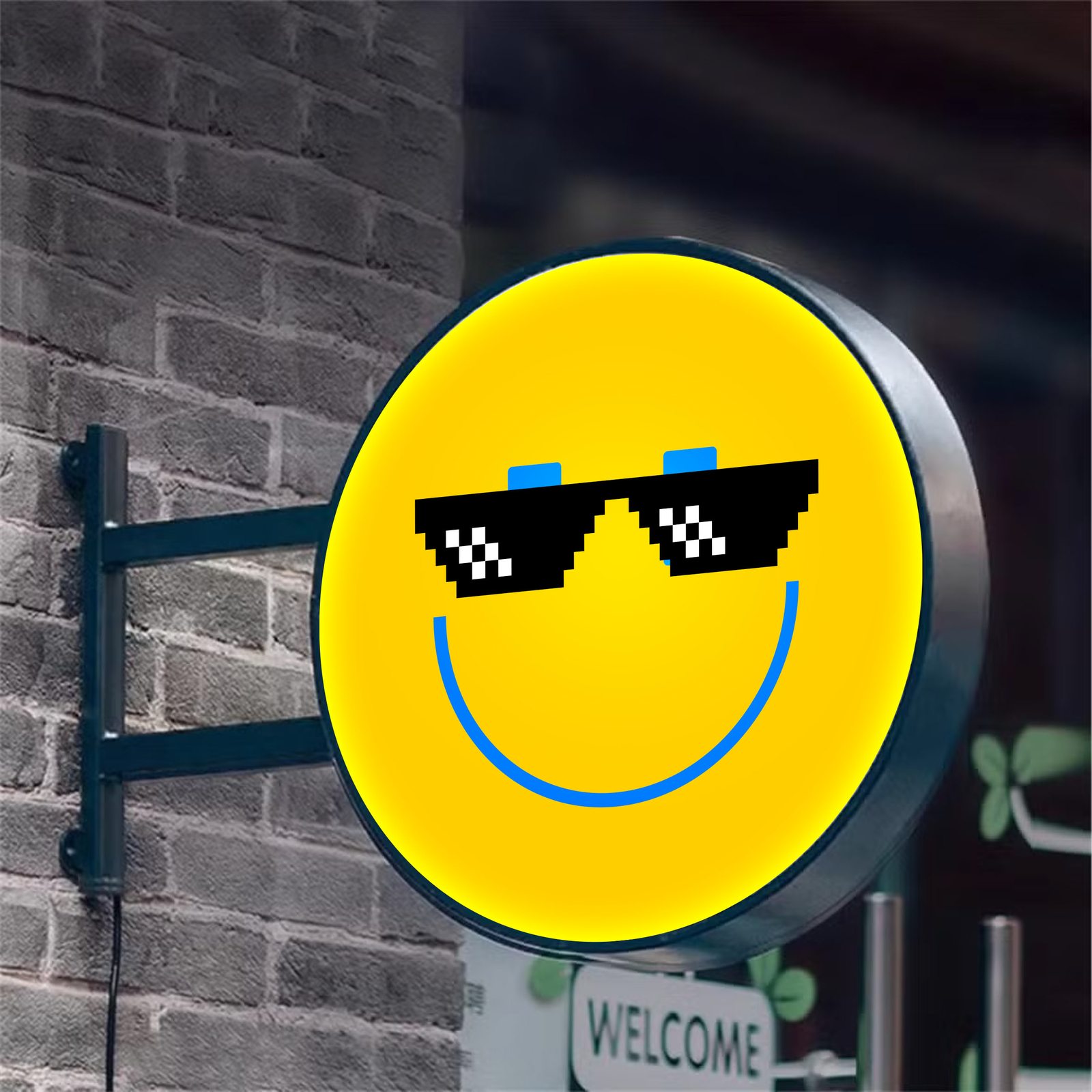Welcome sign at Fresh N' Clean